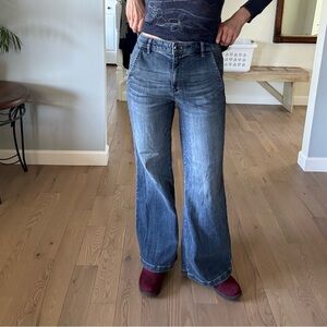 Size 8 long wide leg jeans